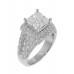 5.04 ct. TW Princess Diamond Engagement Accented Ring 